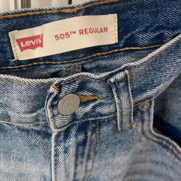 Levis 505 Junior Size 16 Regular W28 L28 Straight Leg - Picture 4 of 15